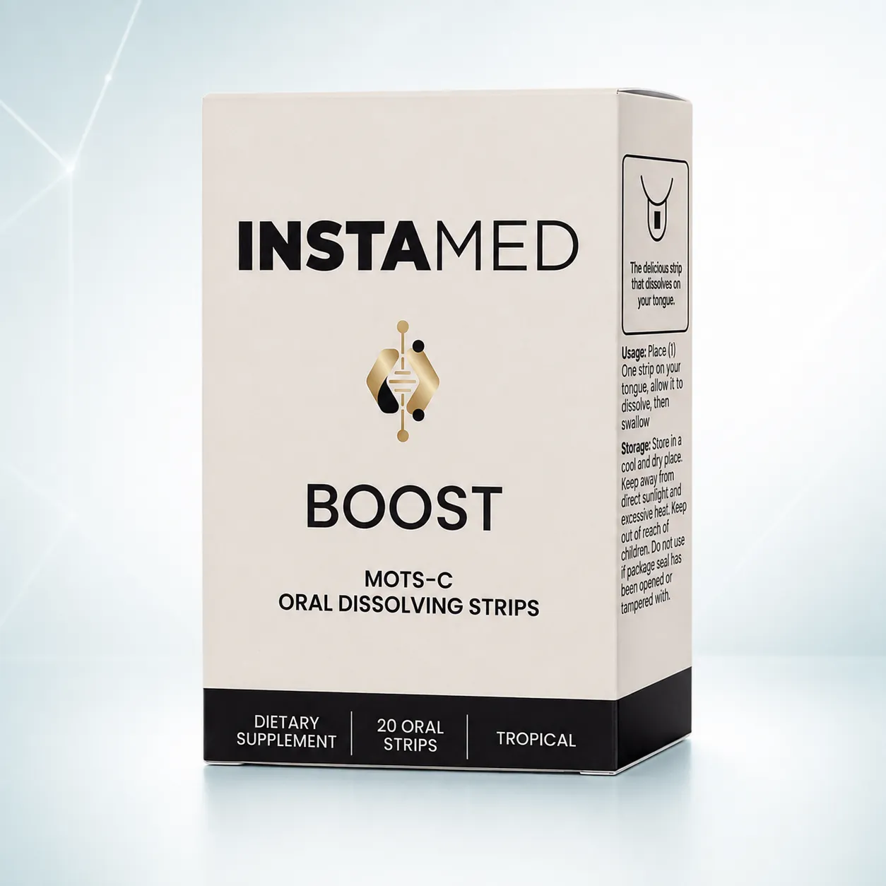 Boost MOTS-c oral dissolving strips, box of 20