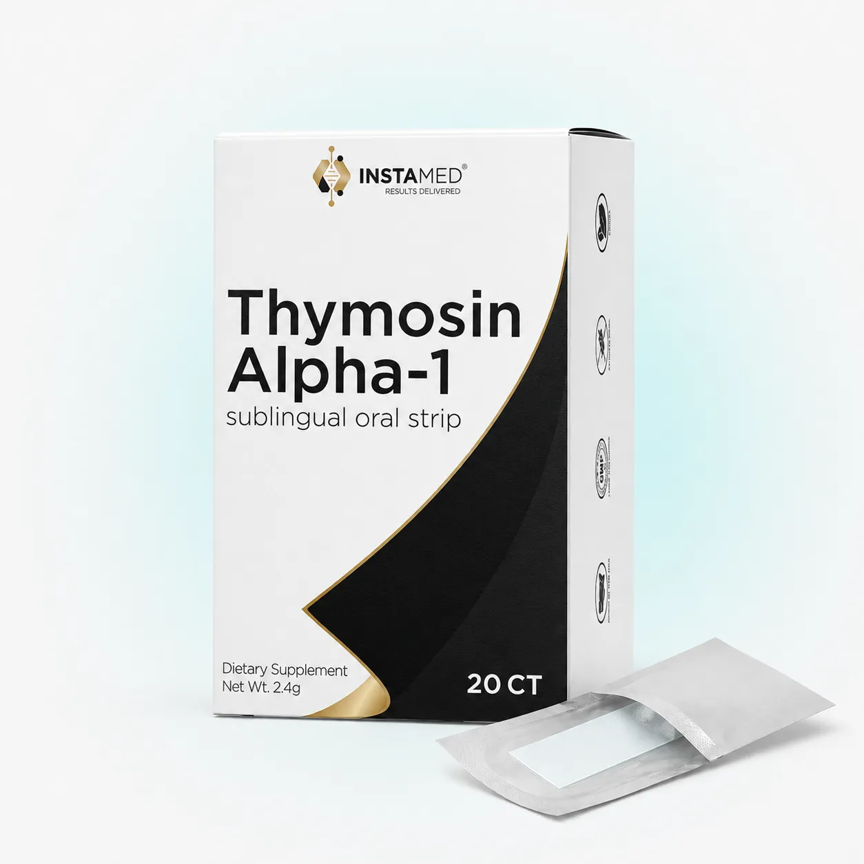 Immune Thymosin Alpha-1 oral dissolving strips, box of 20