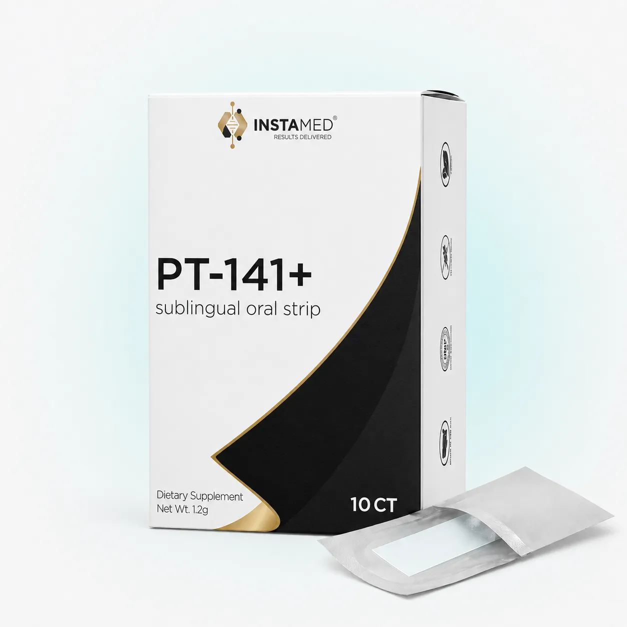 Intimacy PT-141+ oral dissolving strips, box of 10