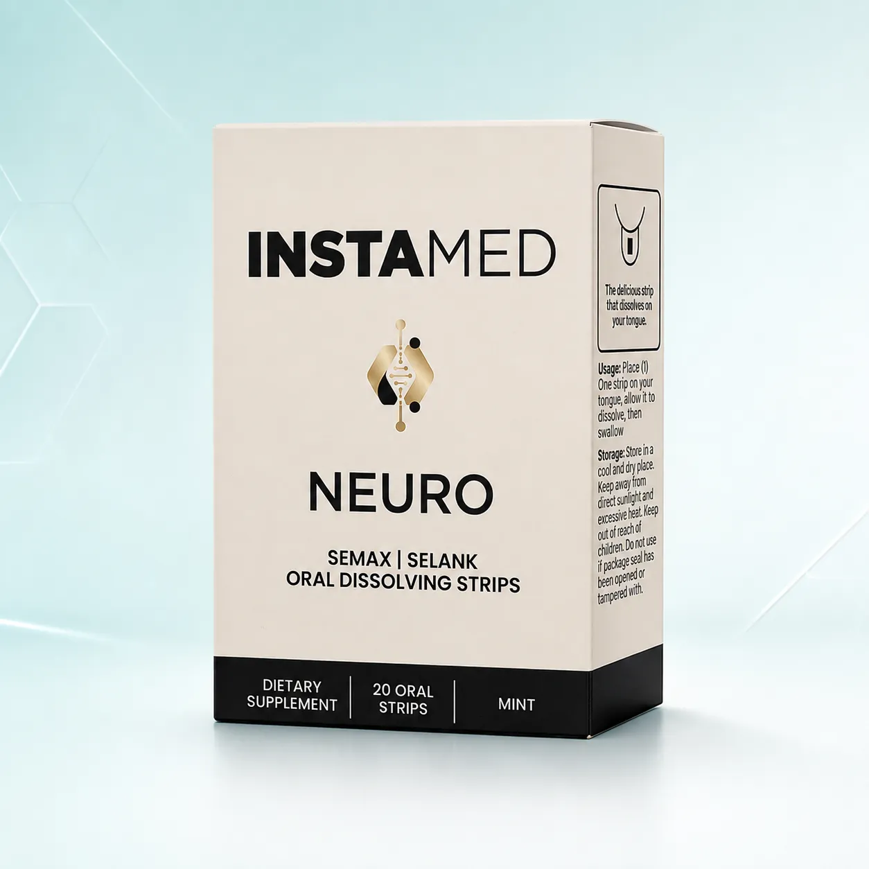 Neuro Semax / Selank oral dissolving strips, box of 20