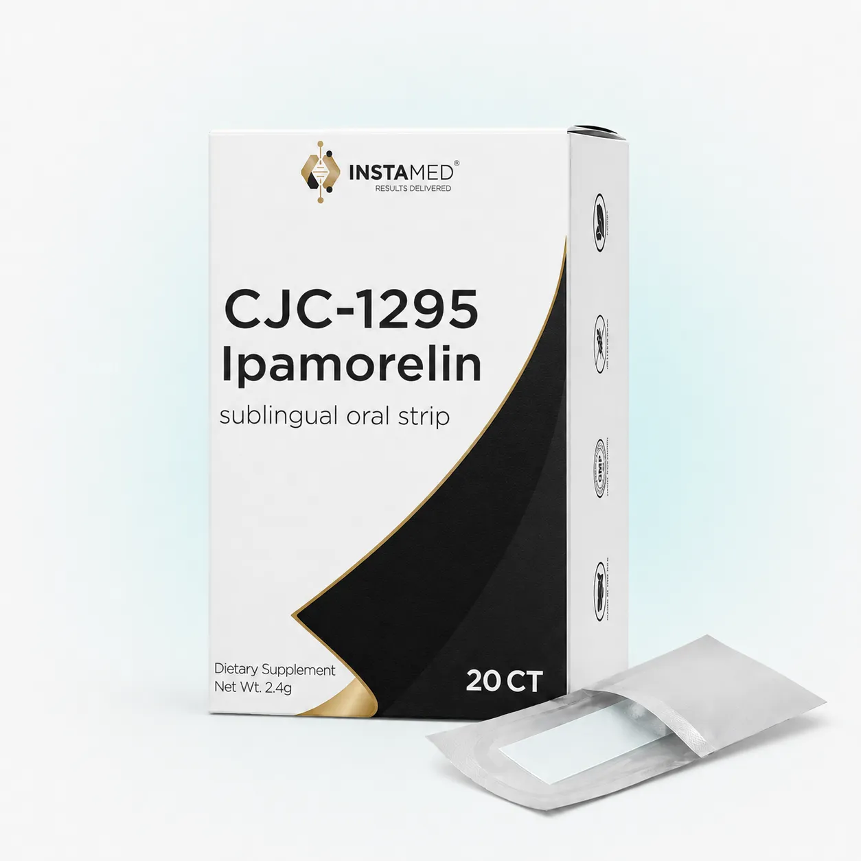 Strength CJC-1295 / Ipamorelin oral dissolving strips, box of 20